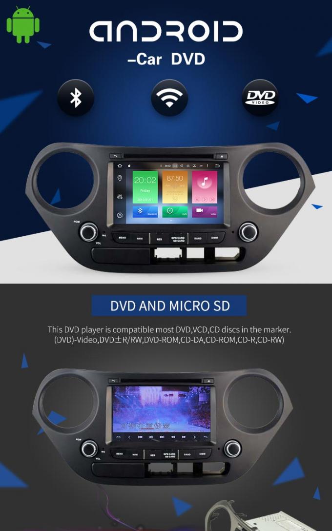 Lecteur DVD du lien SWC Hyundai Elantra de miroir, lecteur DVD intégré de Portable de GPS Hyundai