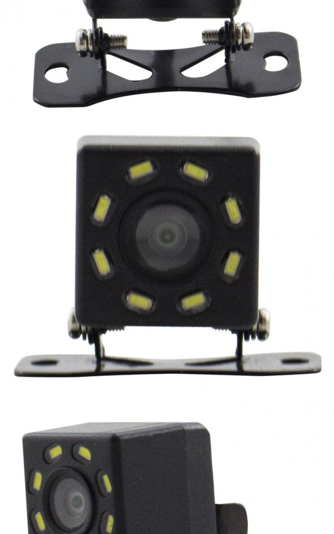 Caméra imperméable de stationnement de partie antérieure de caméra de secours réglable de voiture de 360 rotations